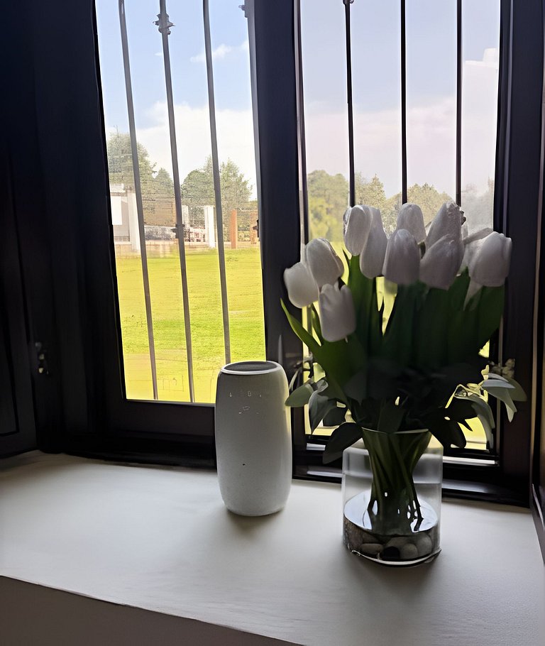 Rancho con cuatrimotos y cine