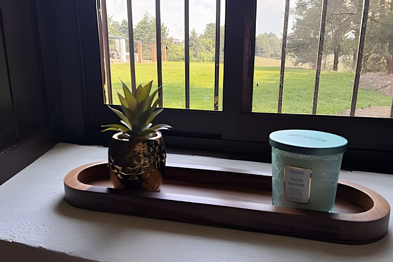 Rancho con cuatrimotos y cine